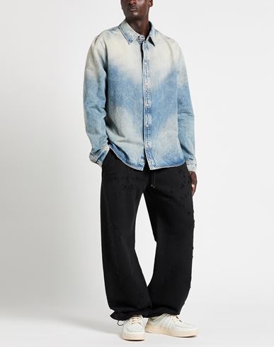 Man Denim shirt Blue Size XL Cotton