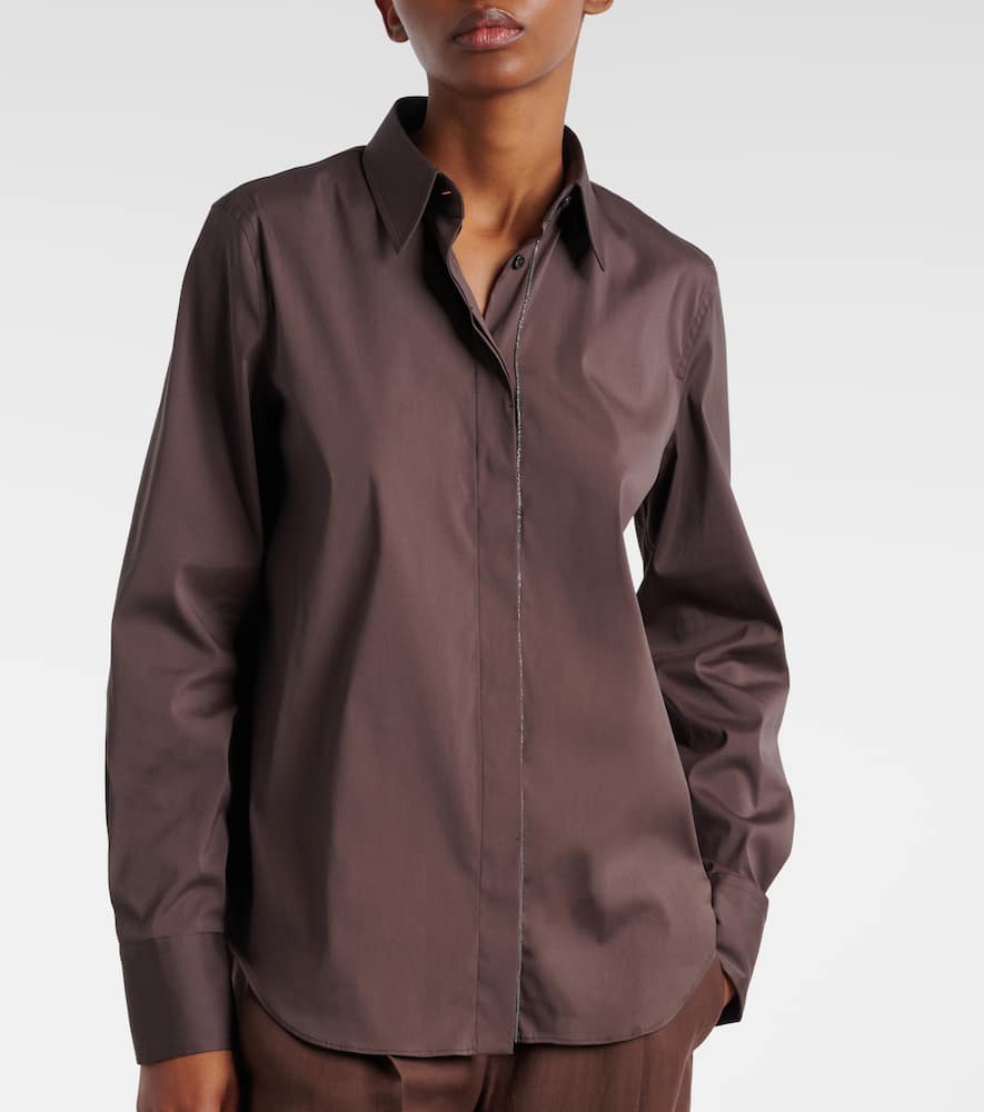 Monili cotton-blend top