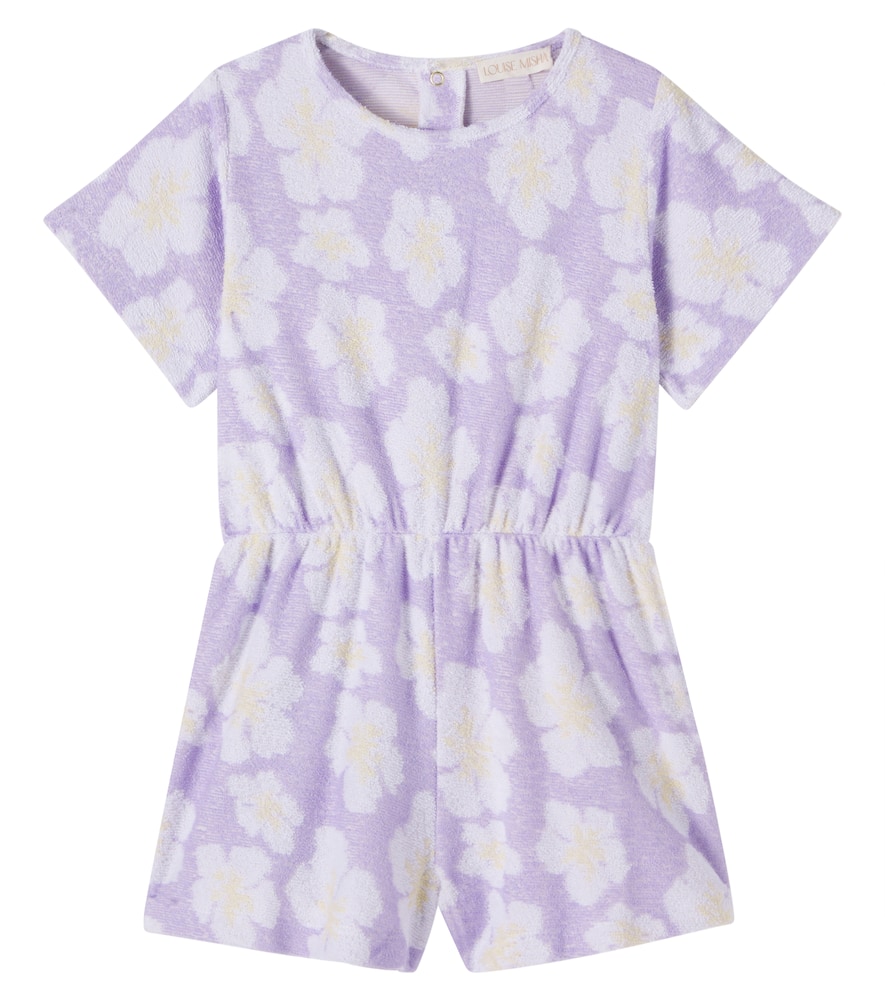 Chiarane floral cotton-blend jumpsuit