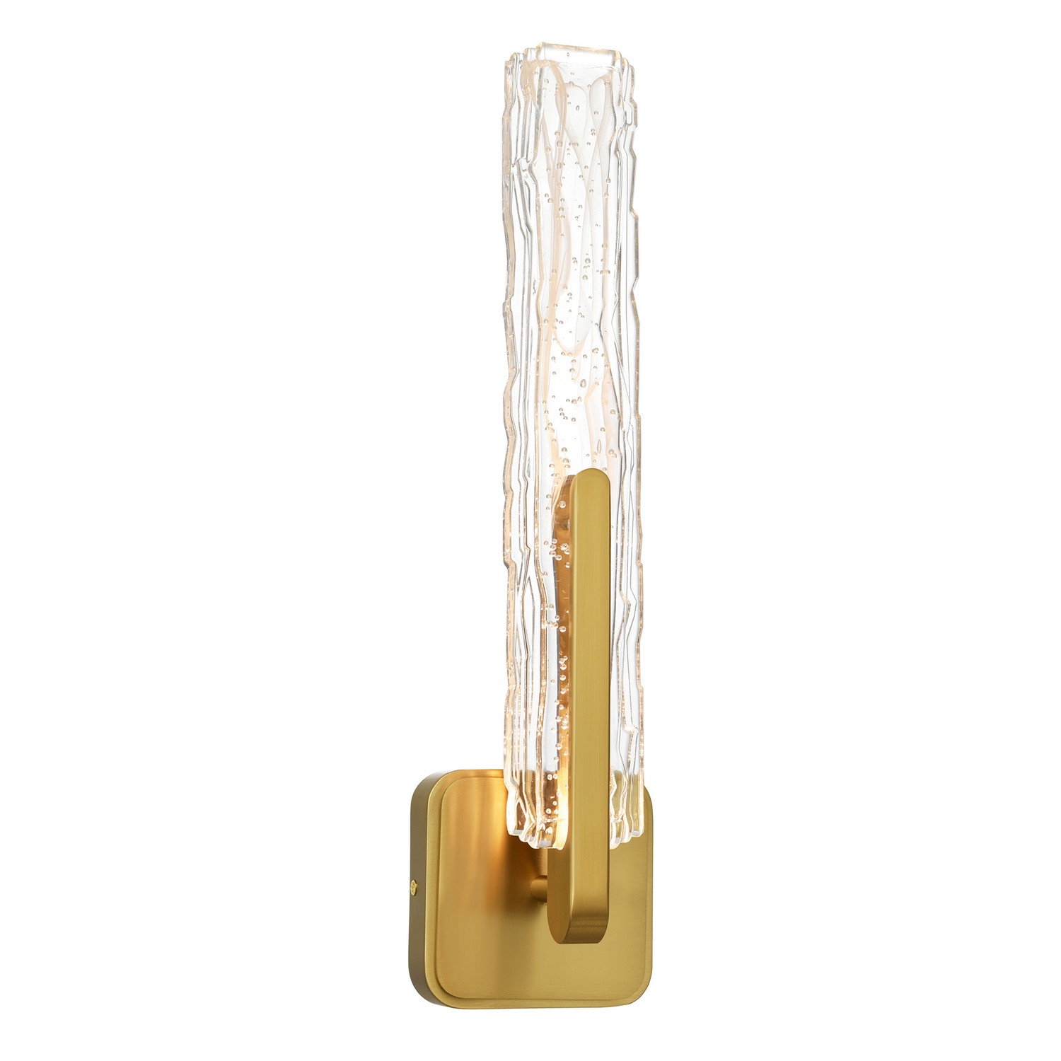 Brass LED Wall Sconce from the Curva Collection