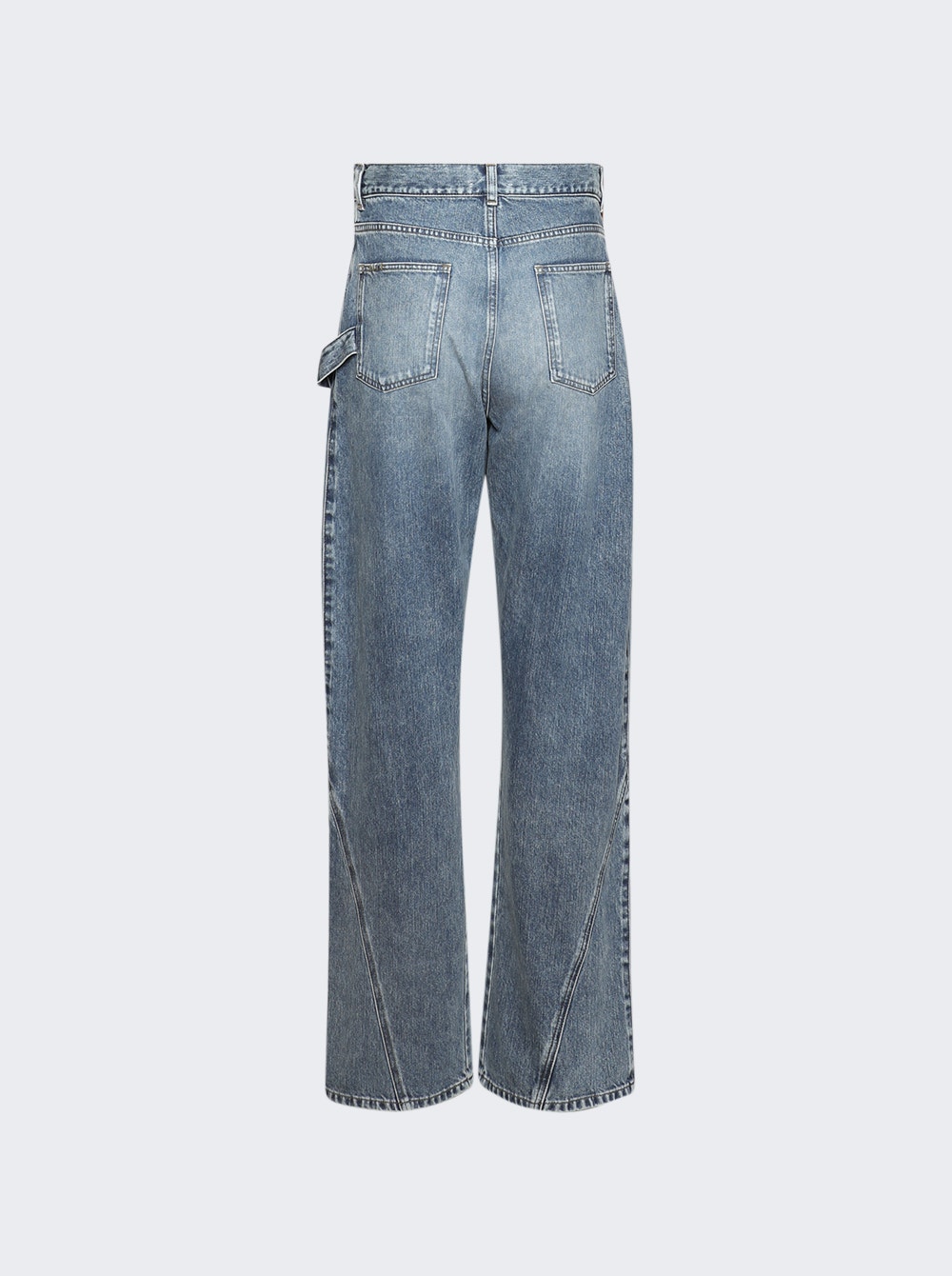 Twisted Workwear Jeans Mid Blue