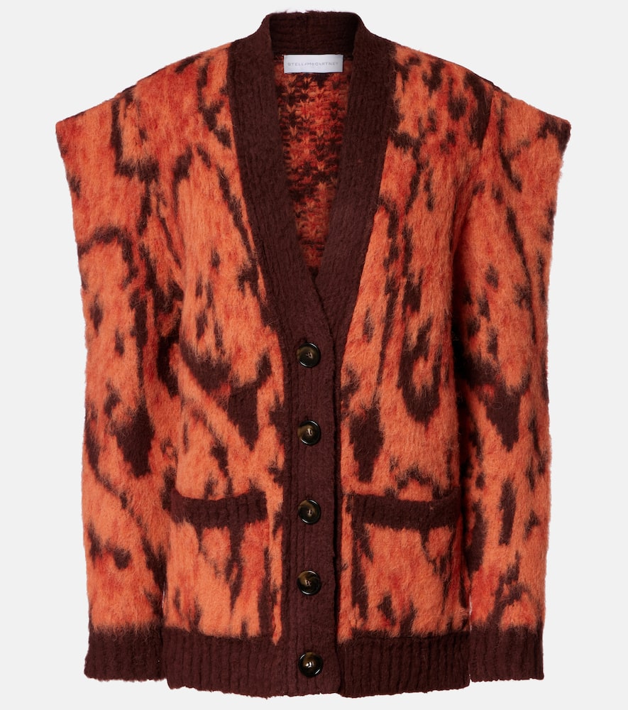 Printed sweater vest