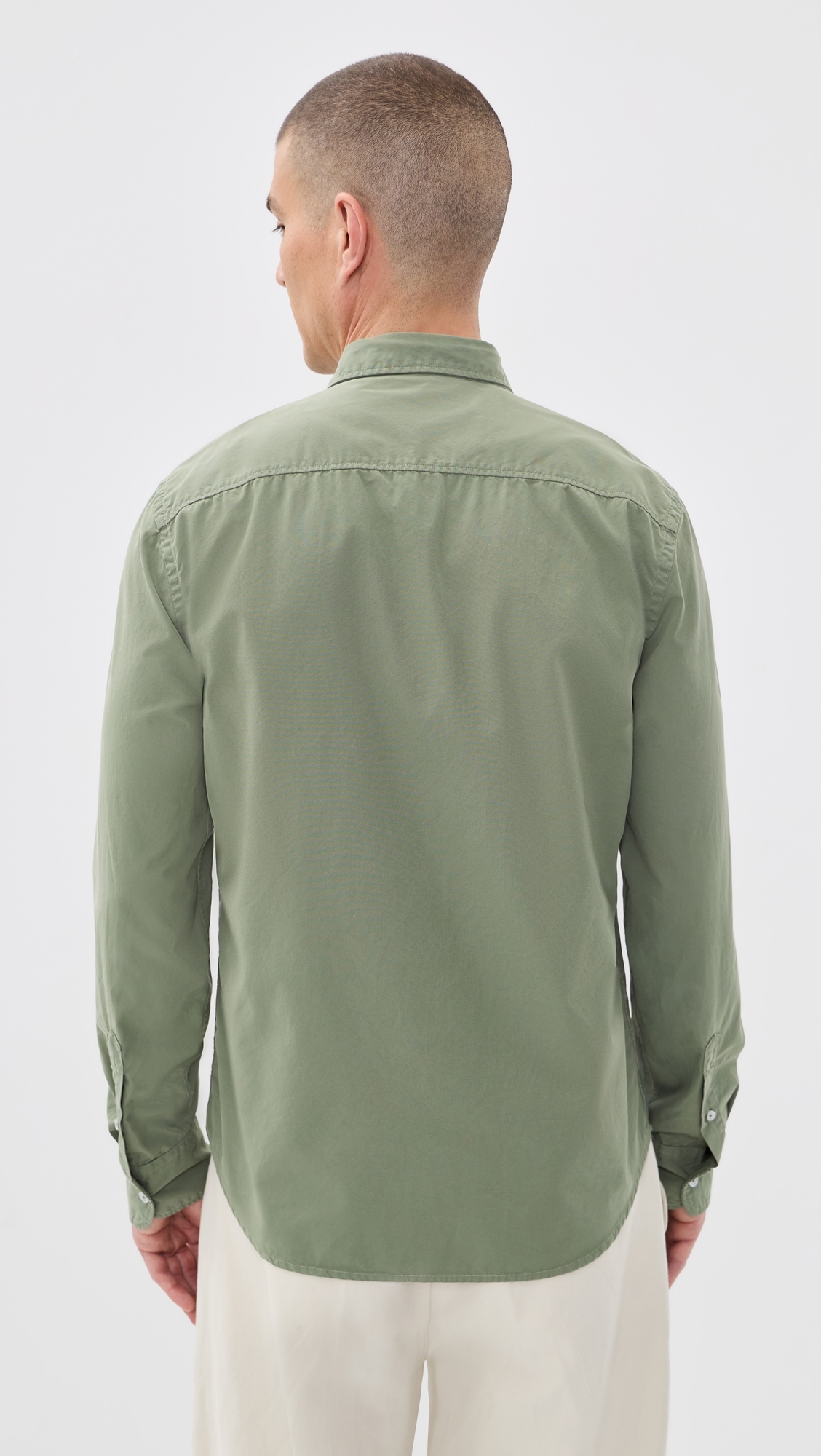 Poplin Standard Button Down Shirt Lichen