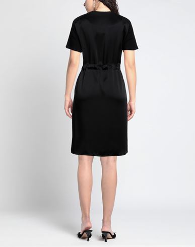 Club Woman Mini dress Black Size 10 Acetate, Viscose