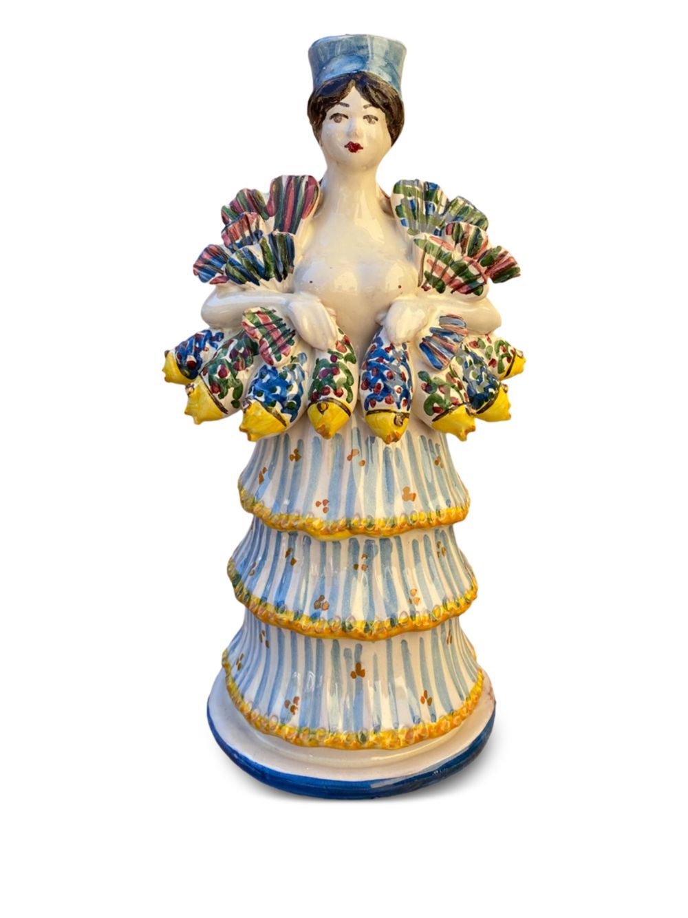 Woman-motif candle holder - Neutrals
