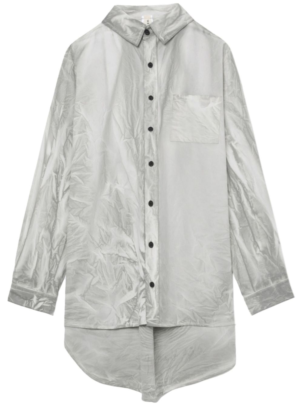 Crease effect shirt - Grey
