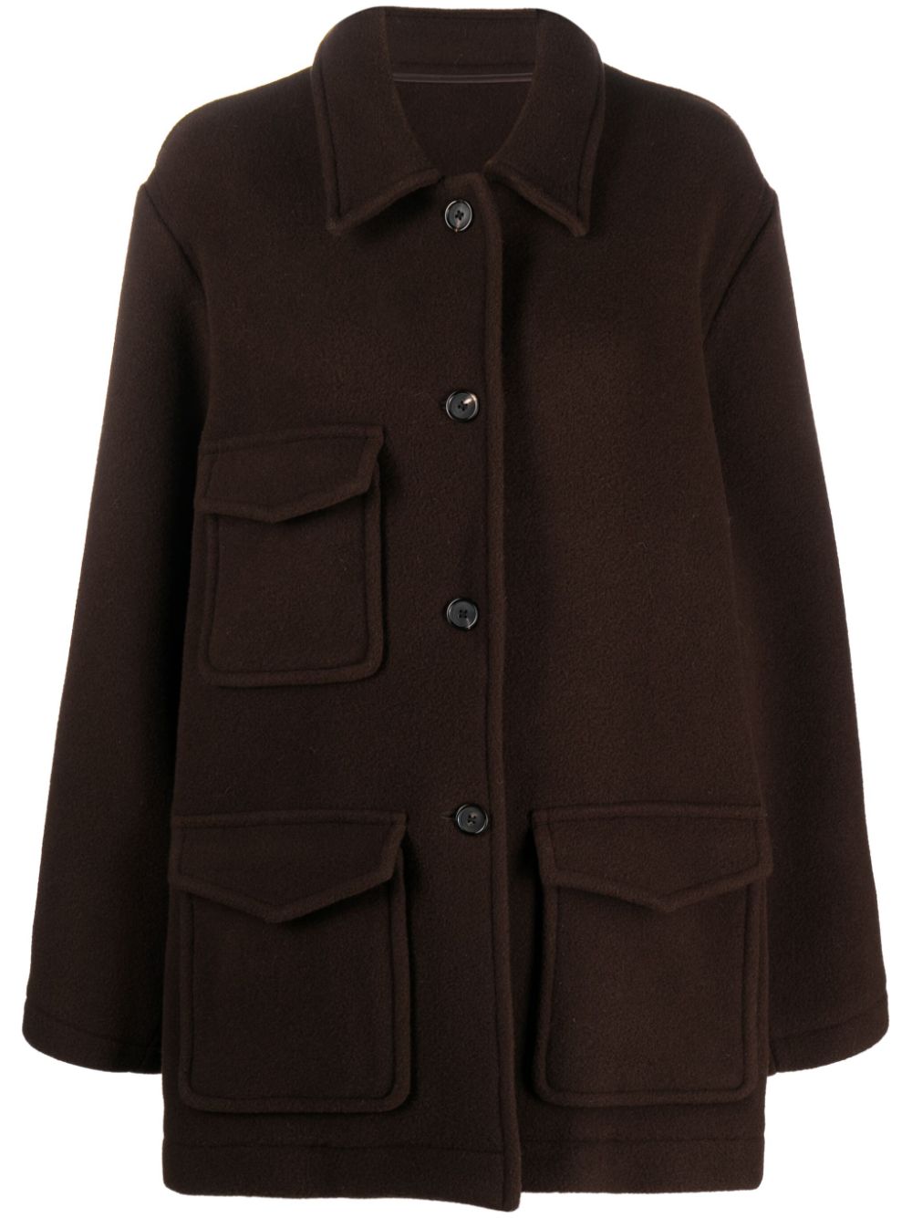 Single-breasted jacket - Brown
