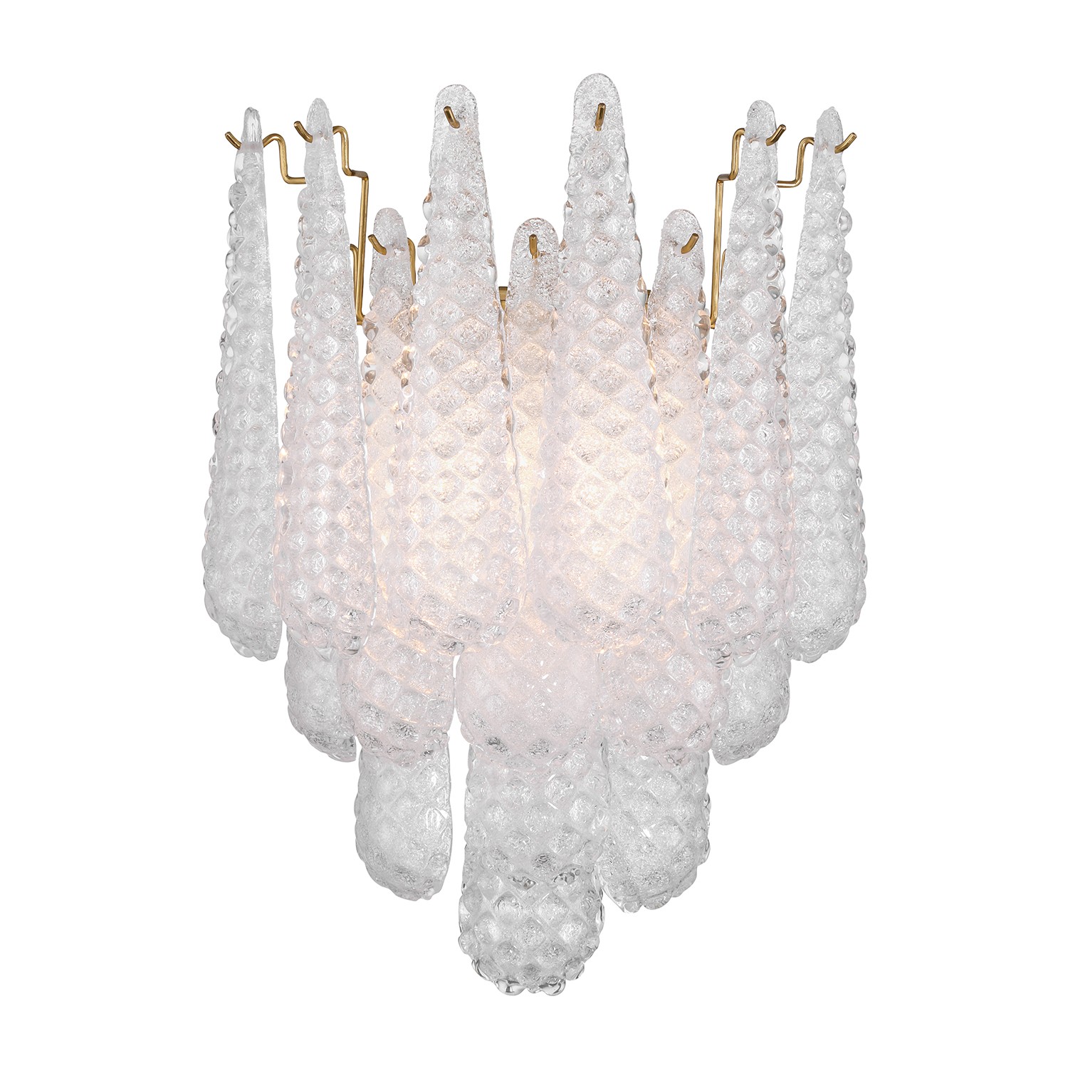 Aged Brass Wall Sconce from the Ollie Collection