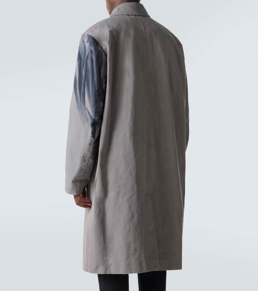 Randale floral cotton trench coat