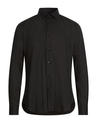 Man Shirt Black Size 16 ½ Cotton, Elastane