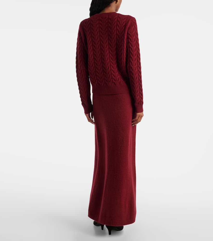 Aramis cable-knit cashmere sweater