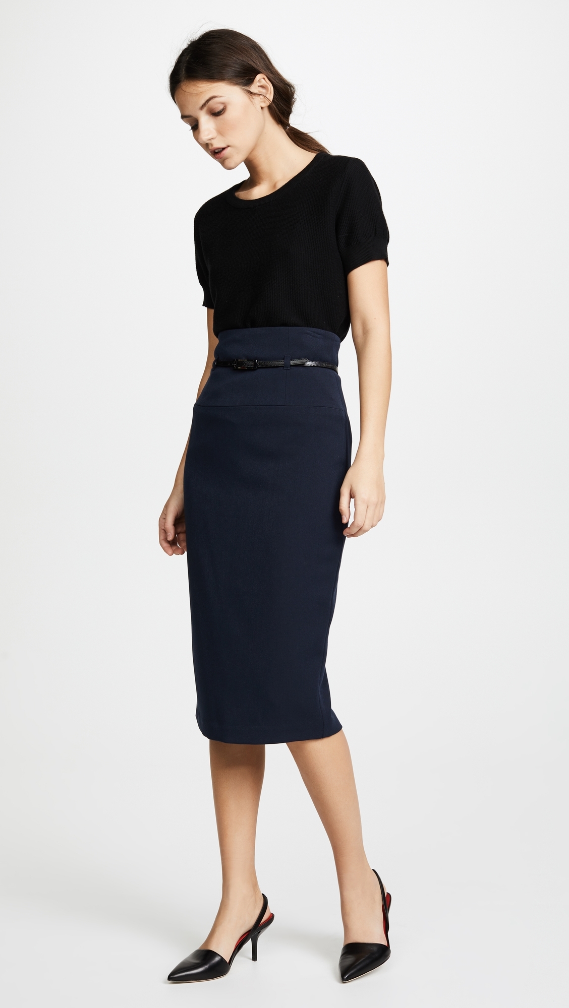 Jackie O Pencil Skirt Eclipse