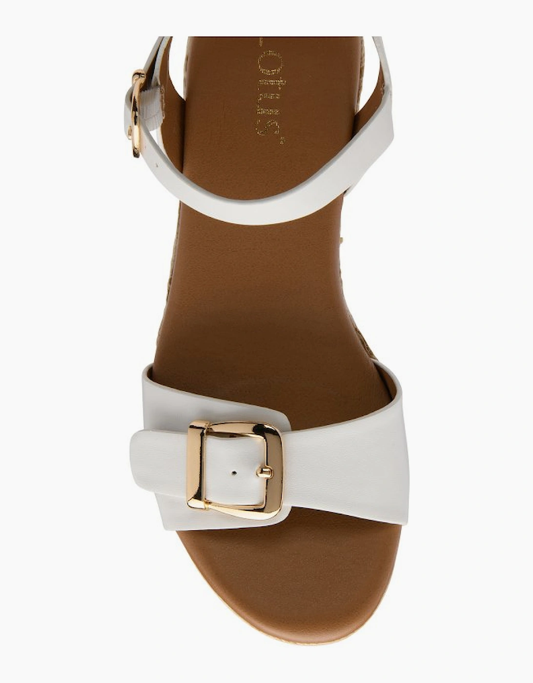 Lotus Women's Emeia Womens Wedge Sandals - White