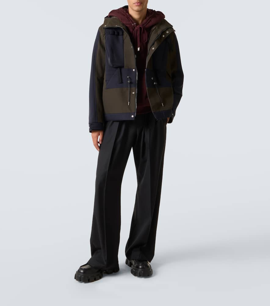Colorblocked technical jacket
