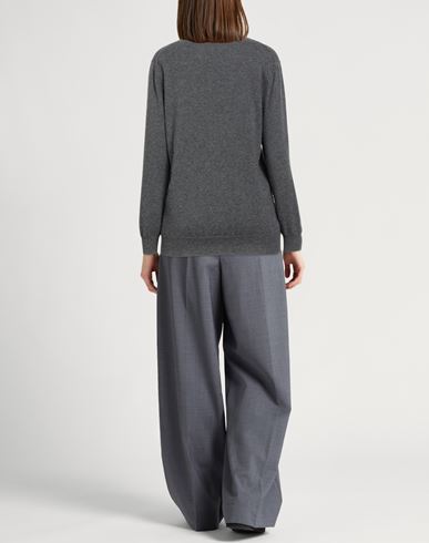 Woman Sweater Charcoal Size 10 Cashmere