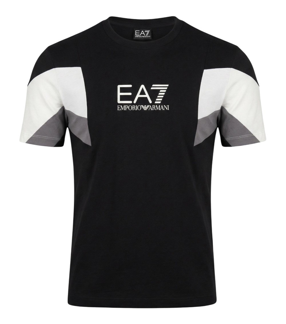 Black Graphic Crew Neck T-Shirt