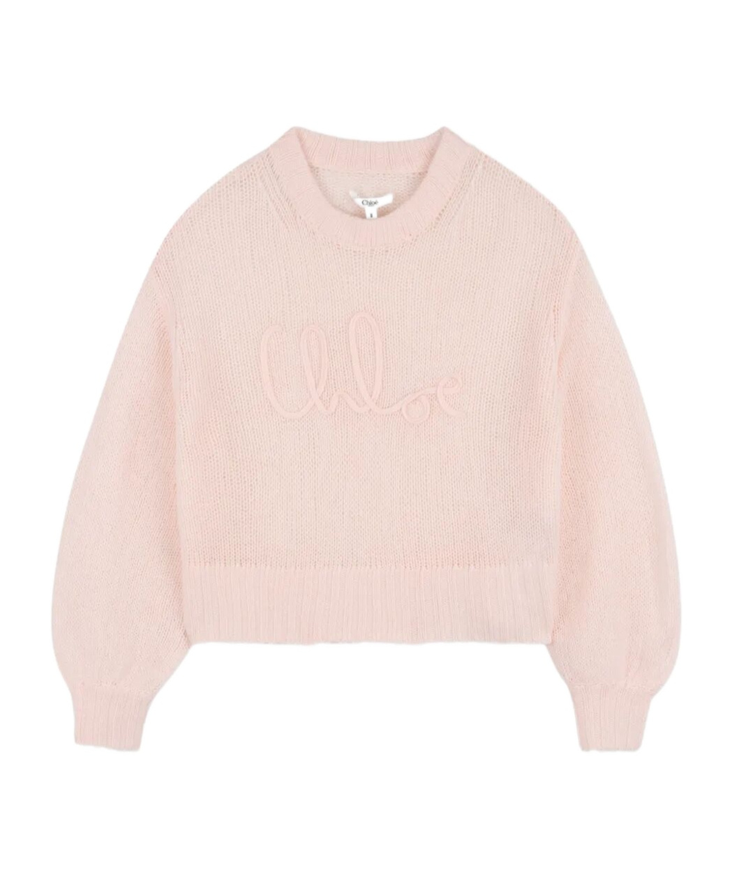 Embroidered long-sleeve sweater