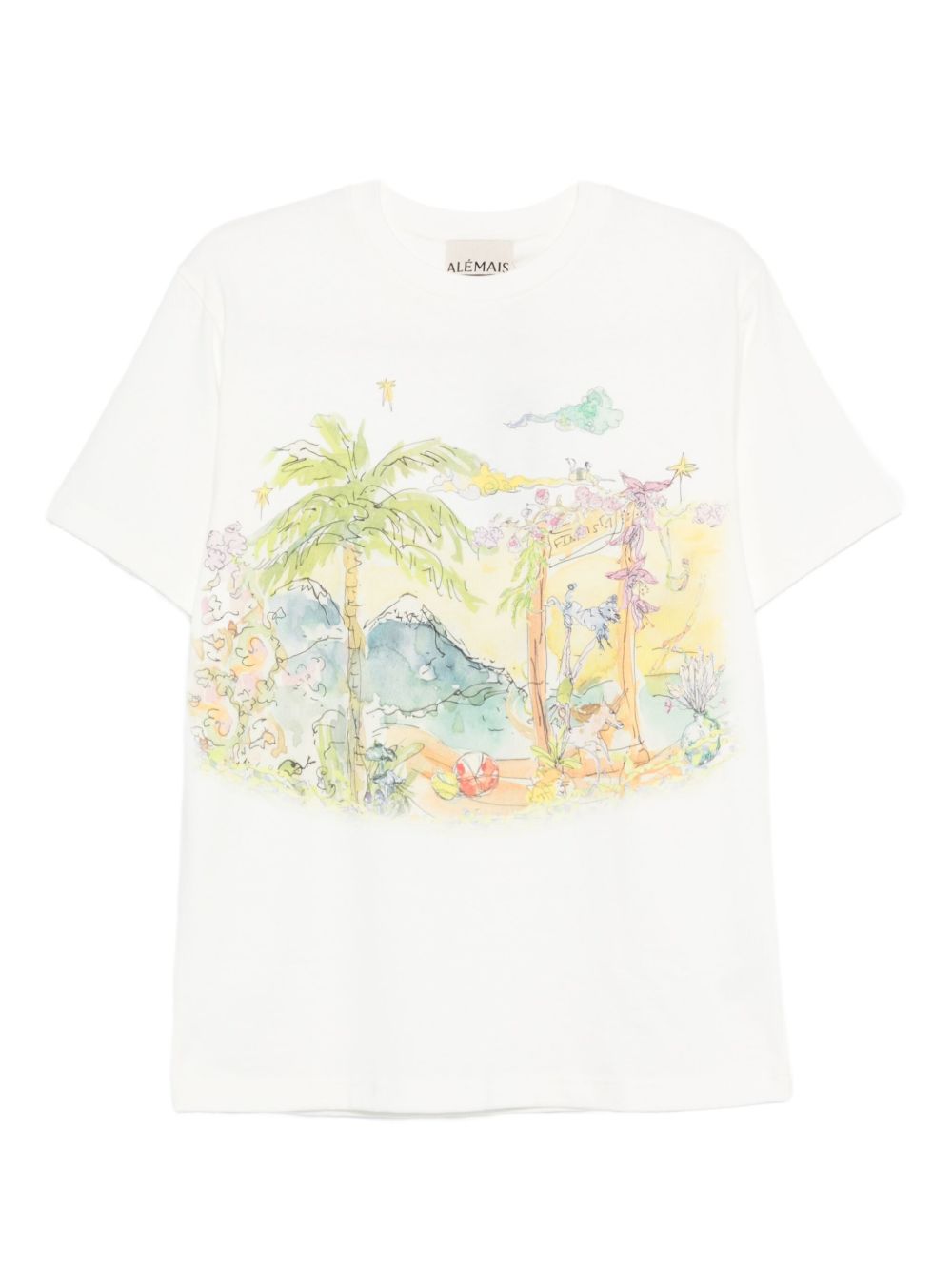 Graphic-print T-shirt - White