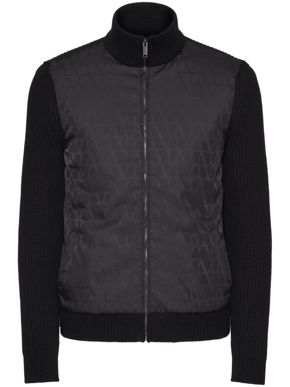 Toile Iconographe wool-knit jacket - Black
