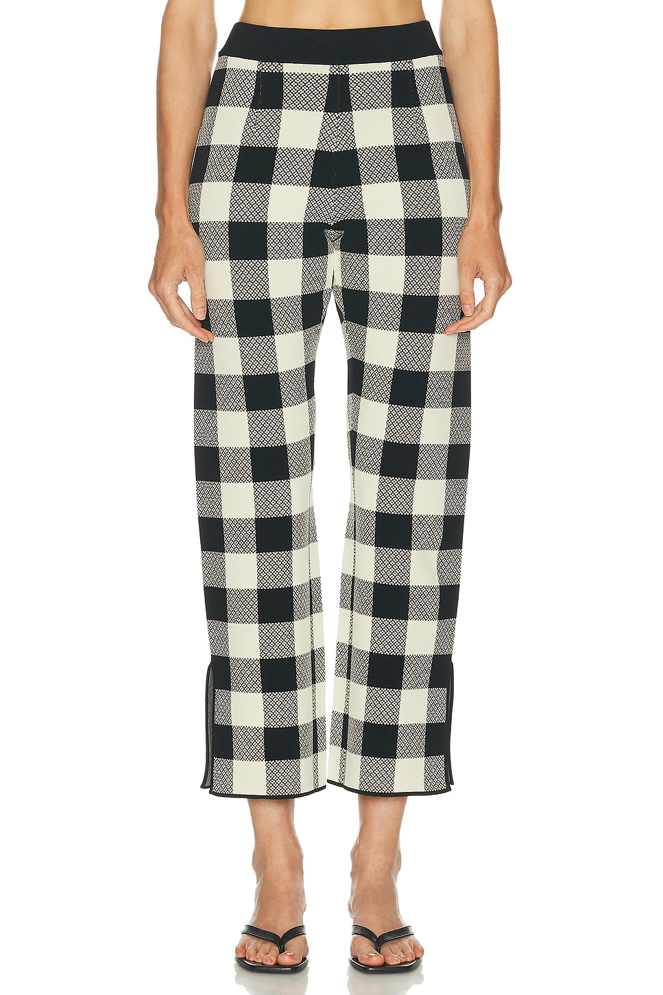 Posse Pippa Pant in Heritage Plaid - Black. XS also in L, M