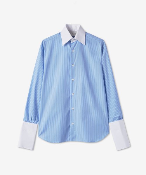 Women's Signature Button Up Pinstripe Shirt