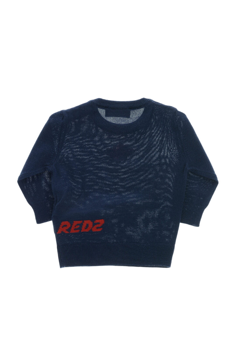 Babies Navy Blue Logo Sweater