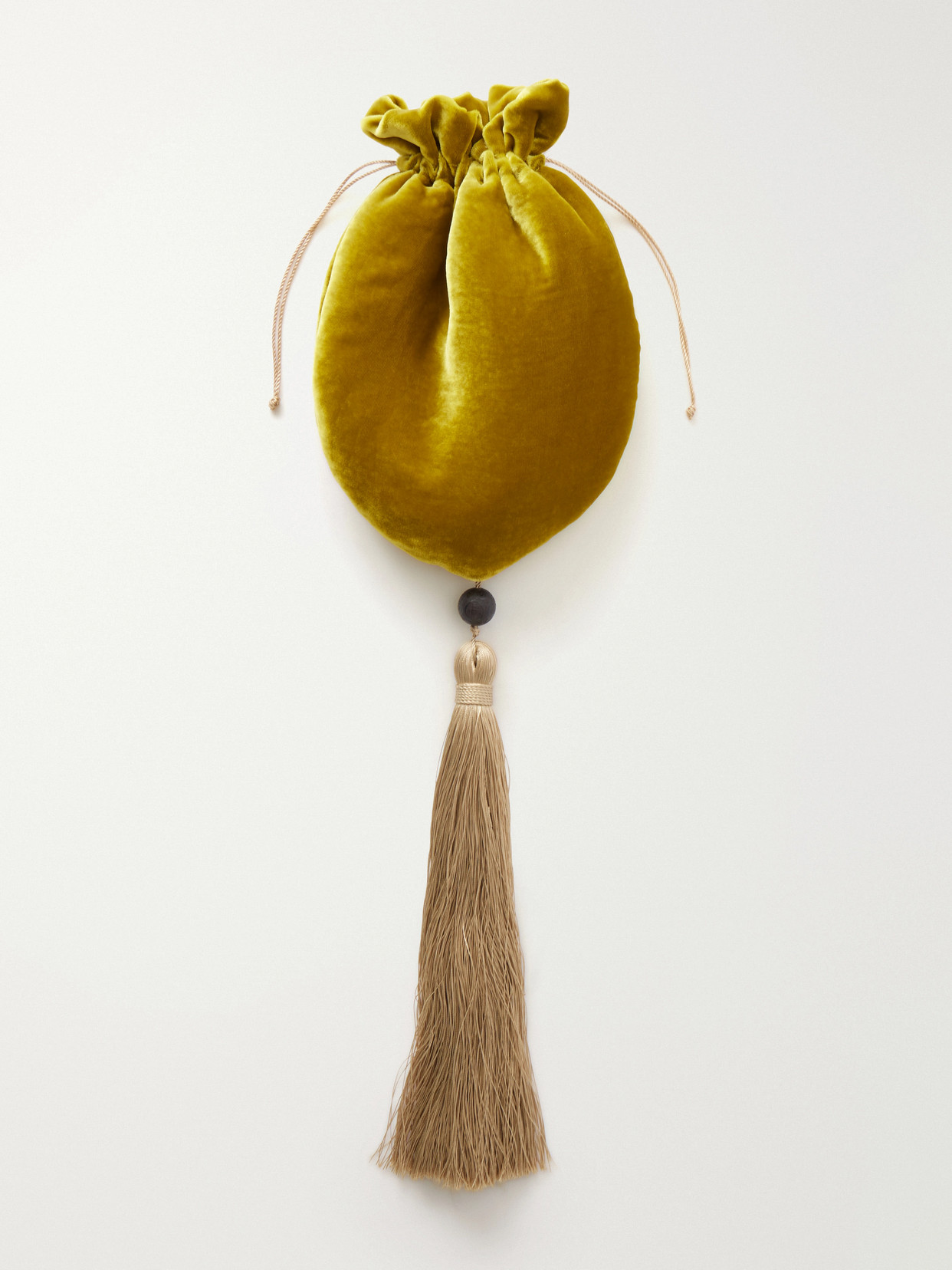 Lee Velvet Clutch - Chartreuse