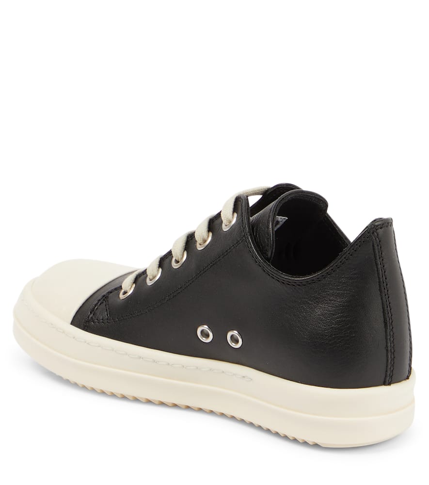 Rick Owens Kids Strobe leather low-top sneakers