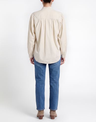 Woman Shirt Beige Size L Cotton