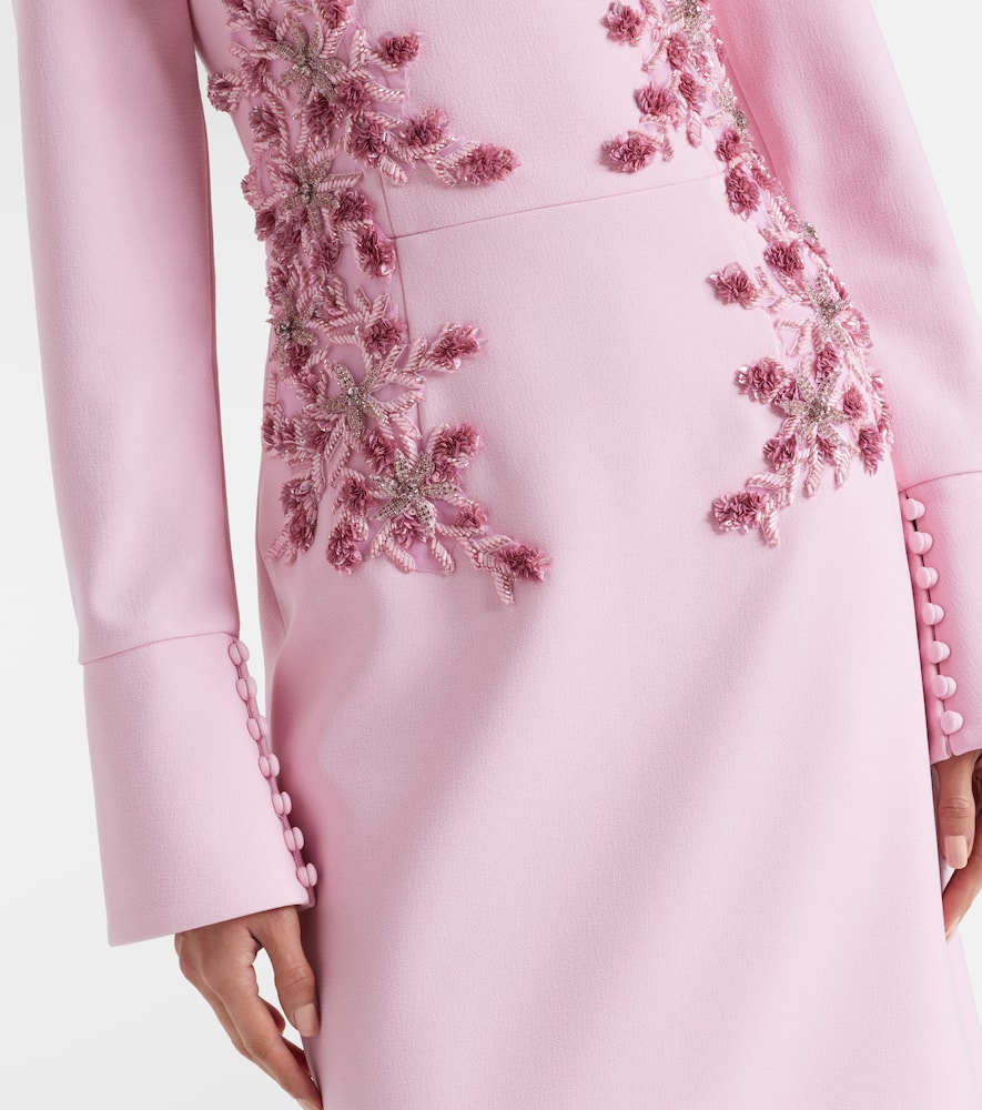Lulee embellished floral gown