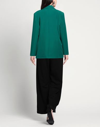 ! Woman Blazer Emerald green Size S Polyester, Elastane