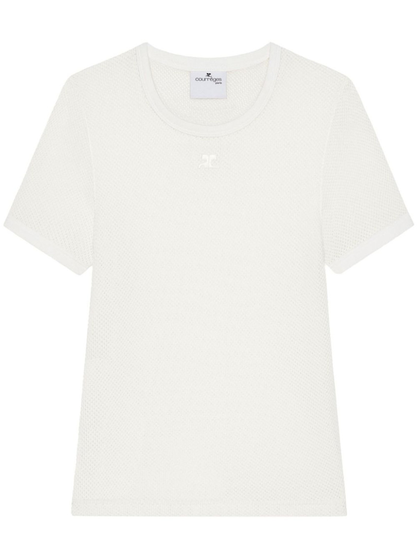 COURRÈGES- Logo Cotton T-shirt