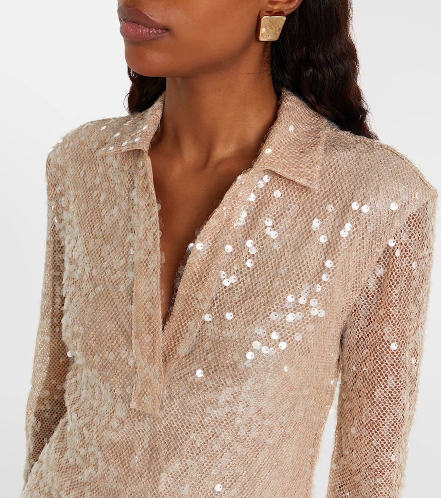 Meryl sequined blouse
