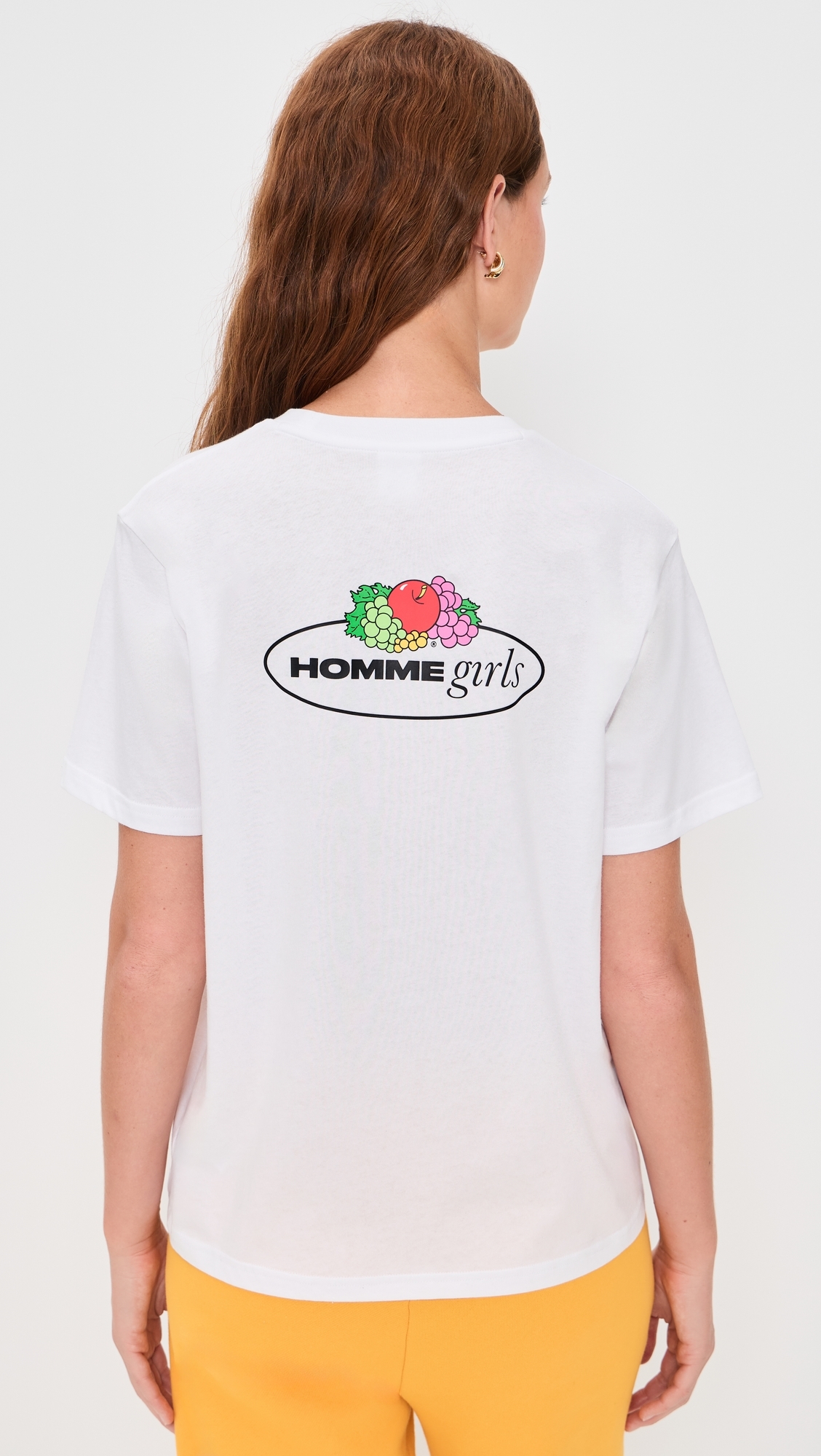 Homme Girls x Fruit of The Loom Pocket Tee White