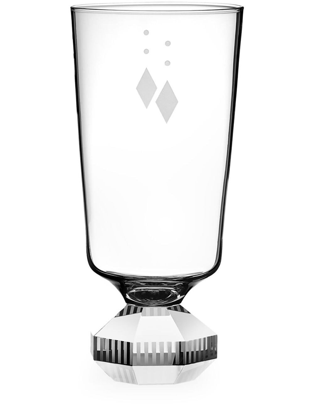 Chelsea transparent-design glasses (set of two) - Neutrals