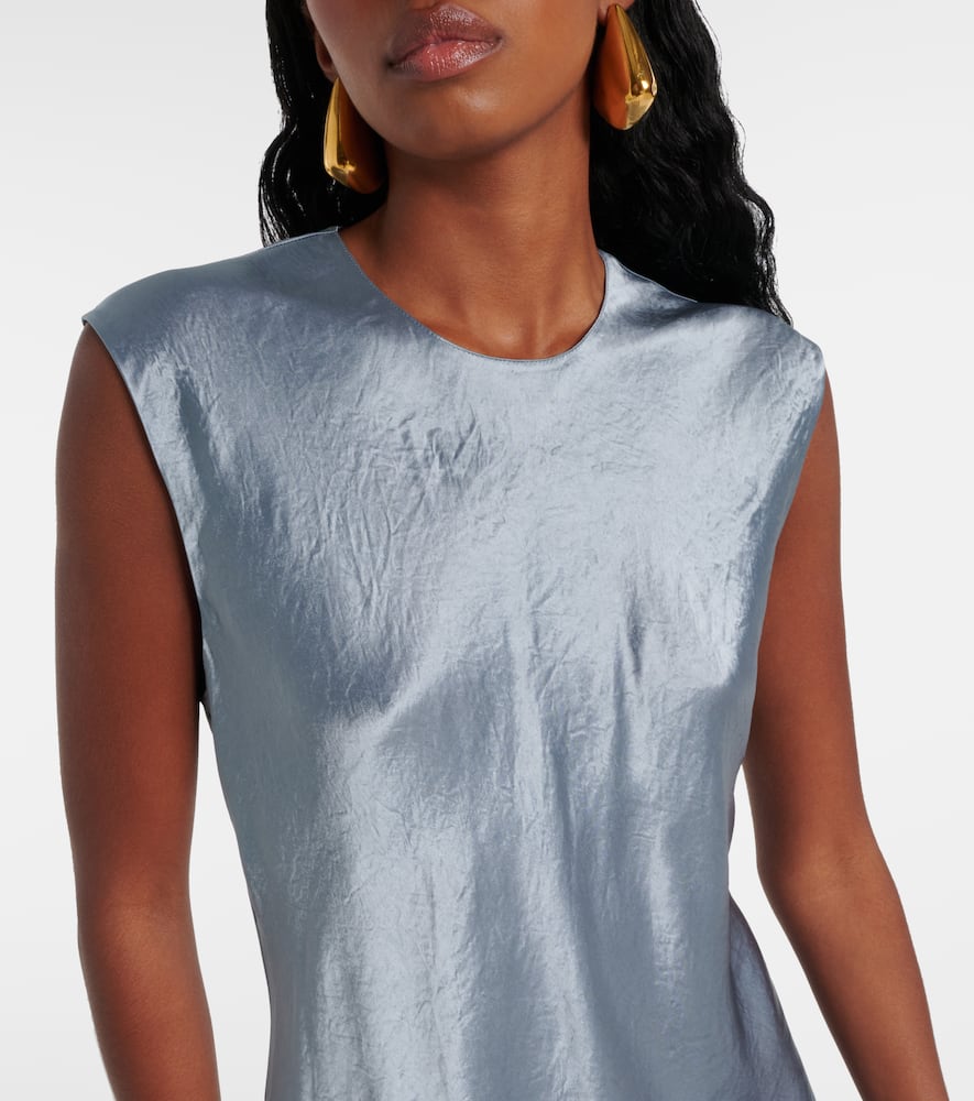 Vince Satin midi dress
