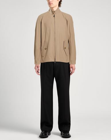 Man Jacket Sand Size 34 Cotton, Polyester