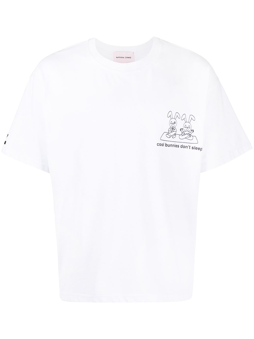 Bunny-print T-shirt - White