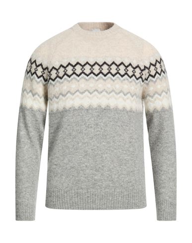 Man Sweater Beige Size M Cashmere, Silk, Polyester