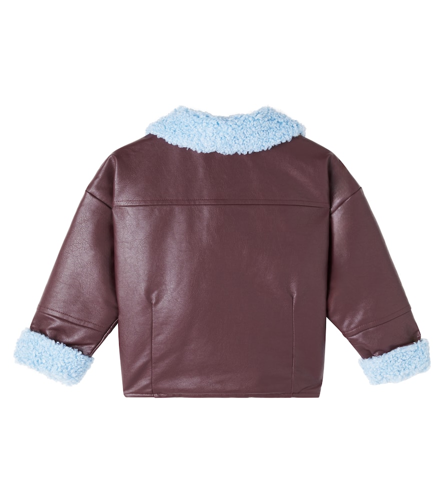 Leather-effect jacket