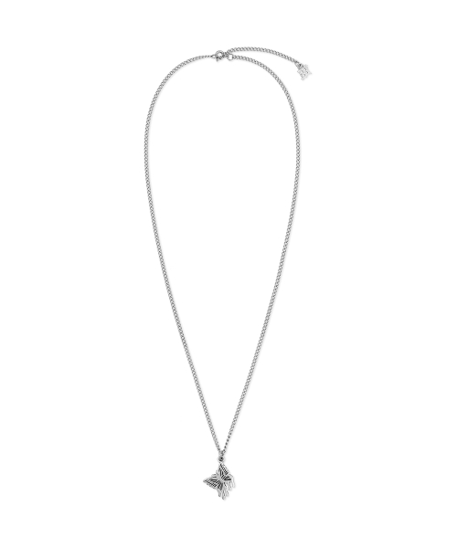 MELTING BUTTERFLY NECKLACE SILVER