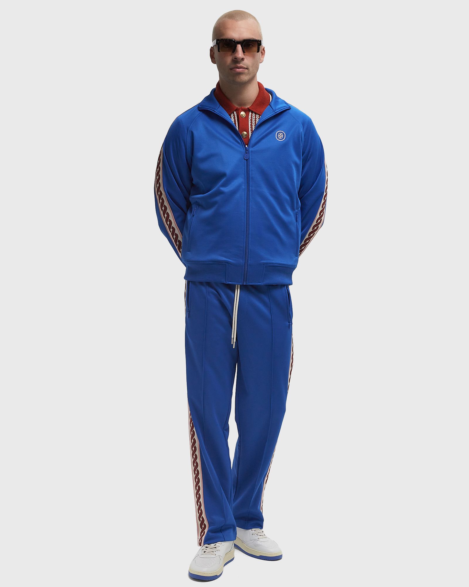 La Track jacket Tresse blue male Track Jackets now available at BSTN
