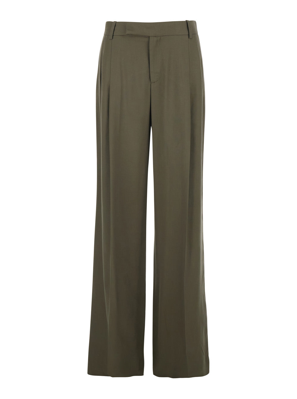 Woven Trousers — Green