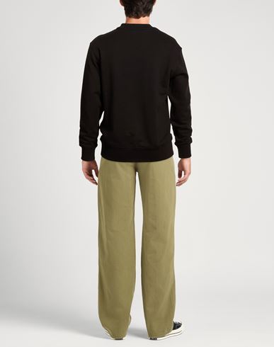 Man Sweatshirt Black Size L Cotton