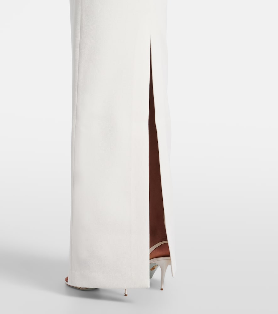 Bridal Melva embellished crêpe gown