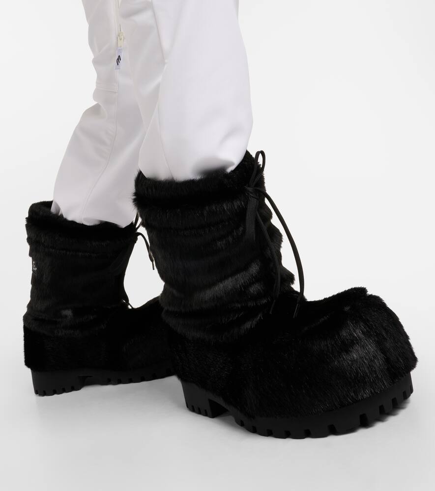 Balenciaga Alaska faux fur snow boots
