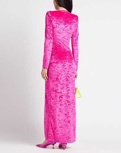 Woman Maxi dress Fuchsia Size 8 Polyamide, Elastane