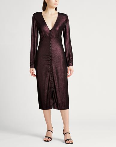 Woman Midi dress Purple Size 1 Viscose, Elastane