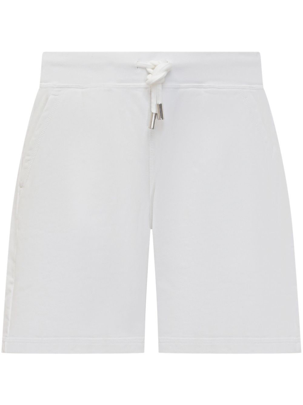 Printed track shorts - White