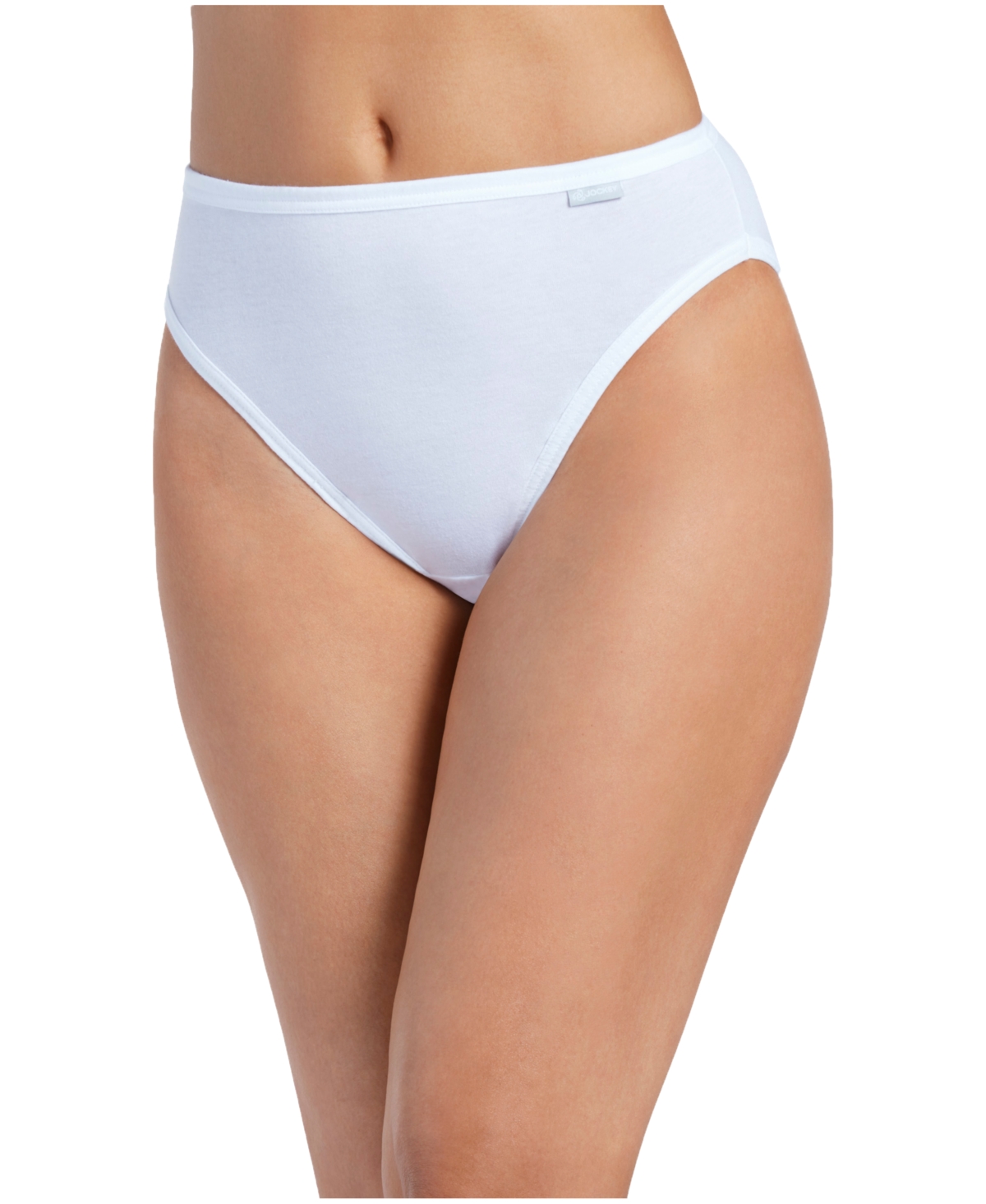 Women's French Cut Panties, 6-Pack Set - Diamond White
